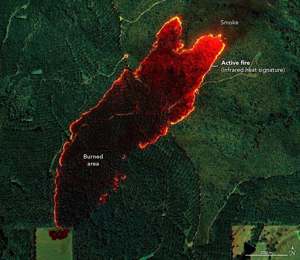 A NASA sensor recently brought a new approach to battling wildfire, providing real-time data that helped firefighters in the field contain a blaze in Alabama. Called AVIRIS-3 (Airborne Visible Infrared Imaging Spectrometer 3), the instrument detected a 120-acre fire on March 19 that had not yet been