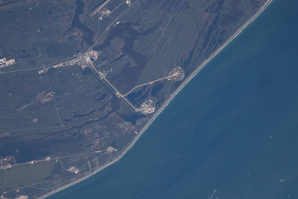 iss074e0150190 (Jan. 20, 2026) --- NASA's Kennedy Space Center in Florida is pictured from the Inter