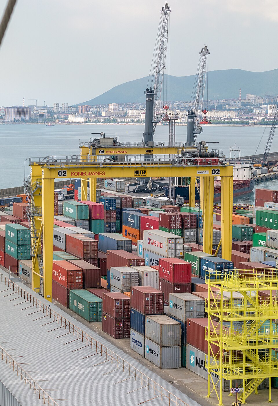 shipping containers at NUTEP
