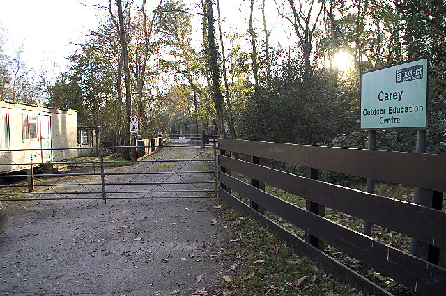 Carey Outdoor Education Centre, near Wareham. Carey is a day and residential centre run by Dorset Co