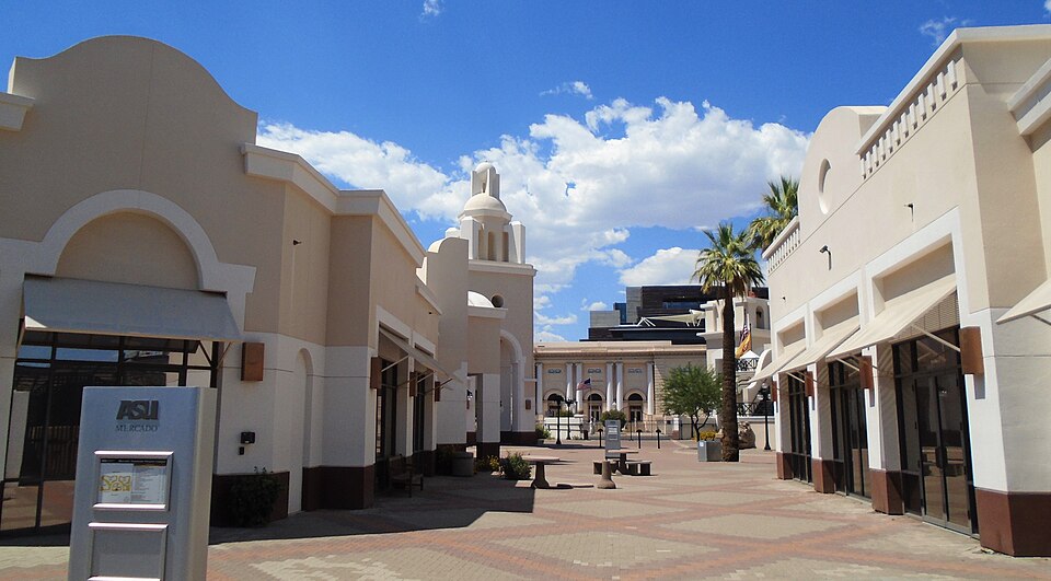 The Mercado (Spanish for "market"), bounded by East Monroe, East Van Buren, North 5th and North 7th 