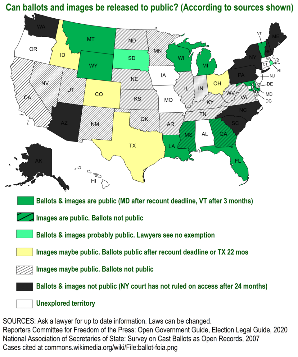 This map compiles information from lawyers writing in 2019-2020 for the Reporters Committee for Free