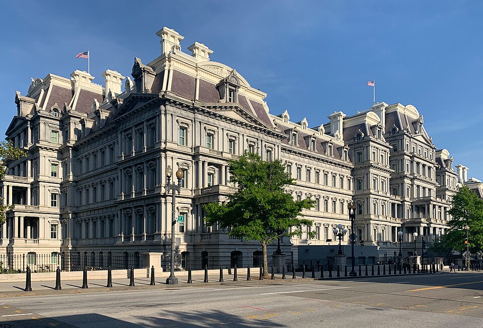 The Eisenhower Executive Office Building in 2021.