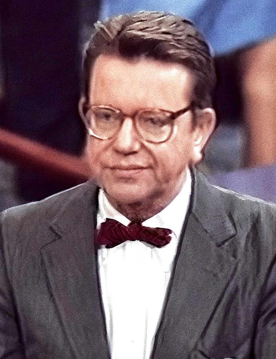 Senator Paul Simon during the vote on Terrance Scanlon for Chairman of the Consumer Product Safety C