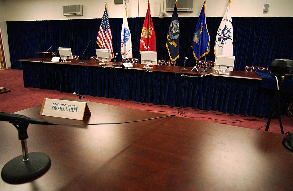 Guantanamo Bay, Cuba (Aug. 13, 2004) - Commissions building courtroom at Guantanamo Bay, Cuba. Penta