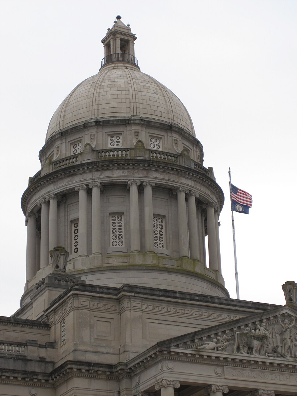Dome of the Kentucky State Capitol.