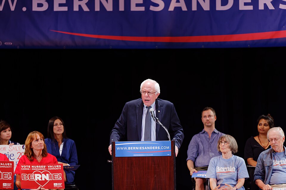 Outside of the Town Hall theater on West 43rd Street in Manhattan, a crowd of smiling and optimistic