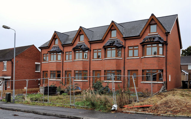 Unfinished houses, Ballyhackamore, Belfast (2011)