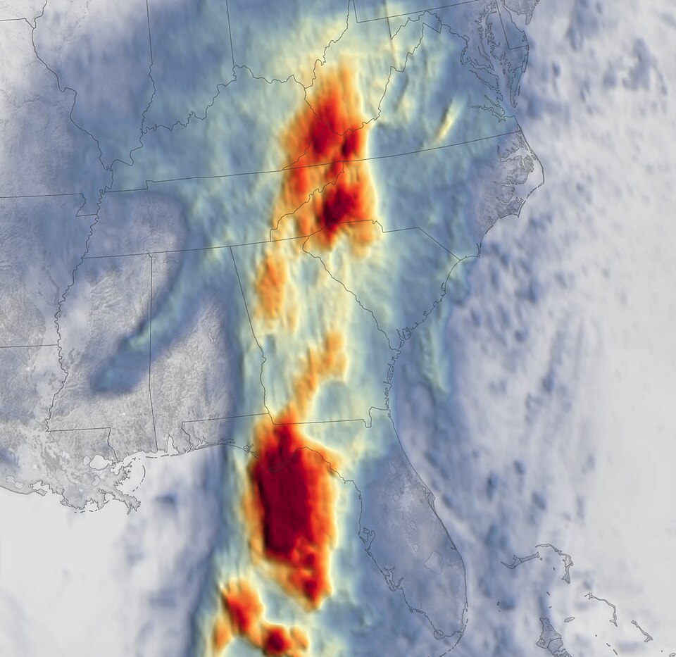 Hurricane Helene intensified as it approached Florida’s Big Bend in fall 2024, ultimately making lan