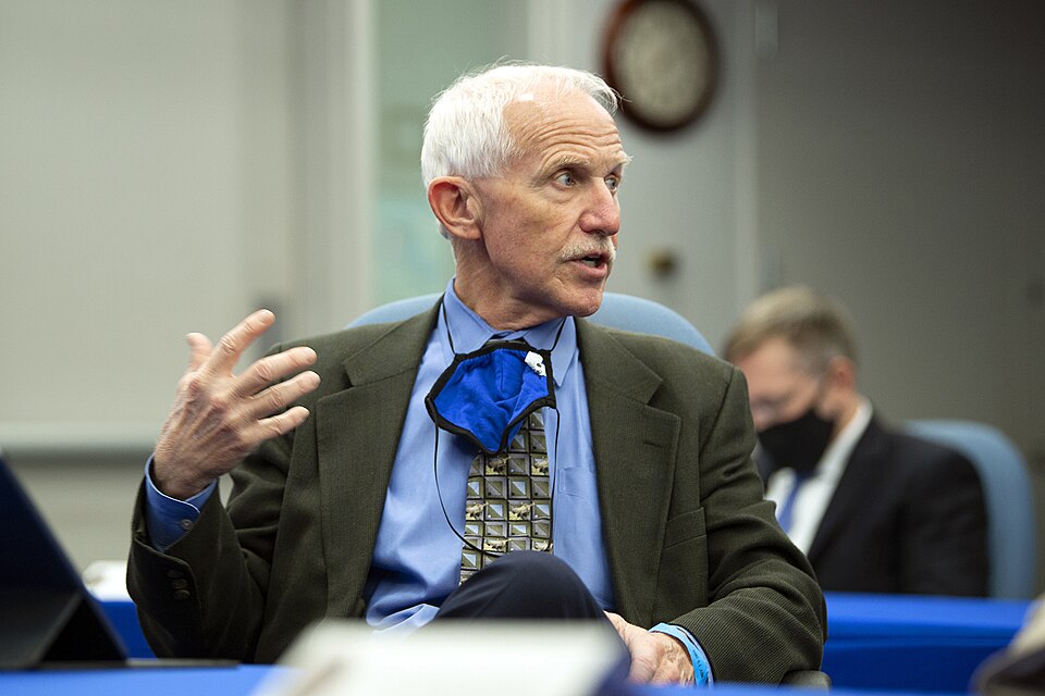Dr. Jay Butler speaks during a simulation exercise at Operation Warp Speed headquarters in Washingto