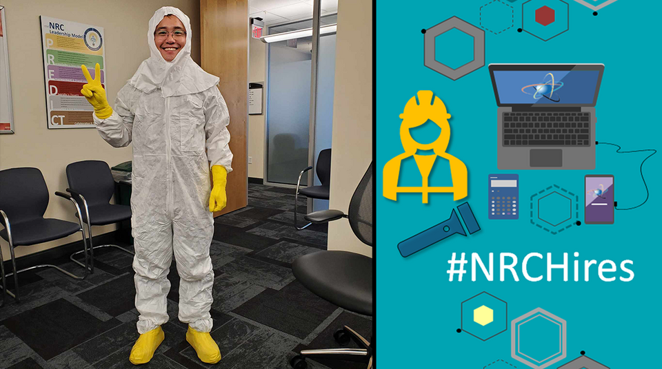 The #NRCHires spotlight is on Victor Lee, a Region IV engineer in training to become an NRC resident