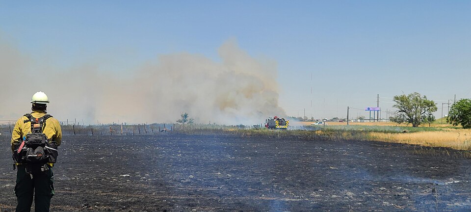 Texas A&amp;M Forest Service is responding to the Osage fire with Local Randall County Fire Departme