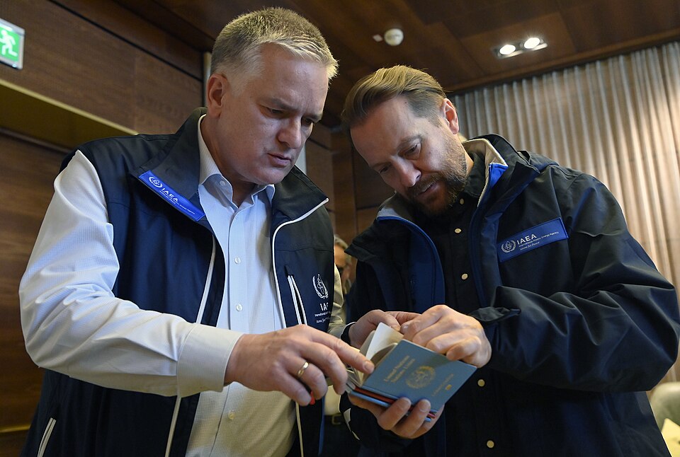 Rafael Mariano Grossi, IAEA Director-General, together with his senior staff, travels late afternoon